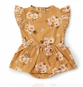 Golden Flower Organic Dress
