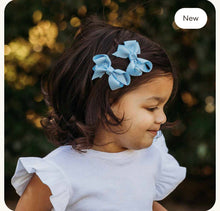 Load image into Gallery viewer, Baby Blue Piggy Tail Hair Clips - Pair
