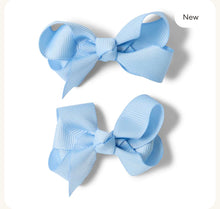 Load image into Gallery viewer, Baby Blue Piggy Tail Hair Clips - Pair

