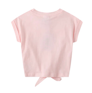 Maddison Tie Top - Pink