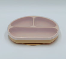 Load image into Gallery viewer, Baby Suction Divided Plate with Lid
