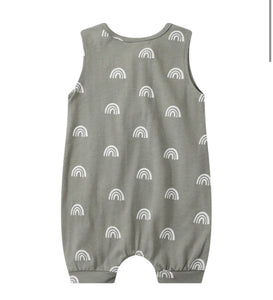Finn Summer Romper - Sage
