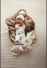Load image into Gallery viewer, Fox | Baby Jersey Wrap &amp; Beanie Set
