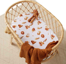 Load image into Gallery viewer, Lion Bassinet Sheet / Change Pad Cover
