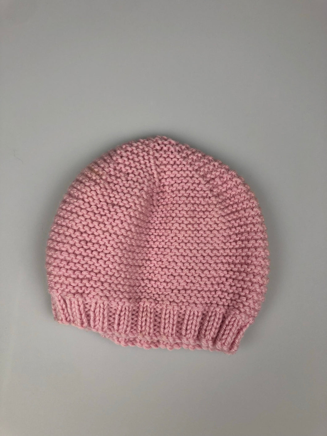 Newborn Knit Beanie- Pink