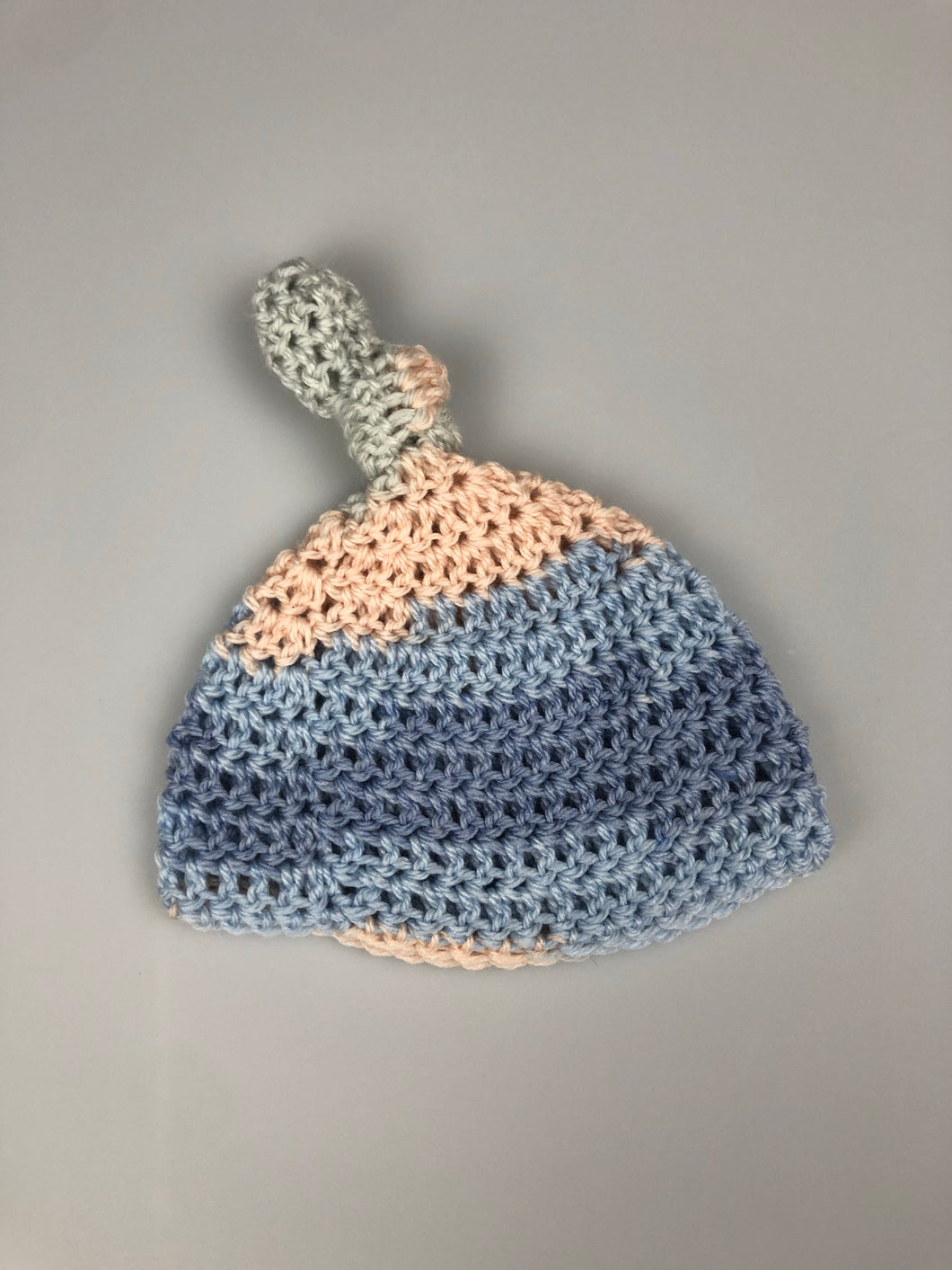 Newborn Knit Beanie- Bubblegum