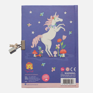 Lockable Diary - Unicorn