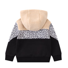 Load image into Gallery viewer, Cracked Soda Zoe Textured Hoodie Leopard
