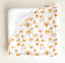 Load image into Gallery viewer, Paradise Organic Hooded Baby Towel
