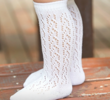Load image into Gallery viewer, Lace Knit Socks

