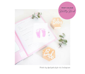Pink Ink-less Print Kit | Pink